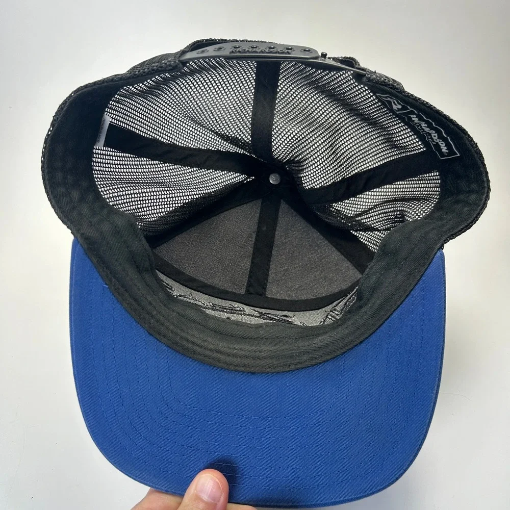 Vintage Richardson 168 On Gas Racing 7 Panel Trucker Snapback Flat Bill Cap RARE